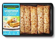 Блинчики с творогом и изюмом замороженные