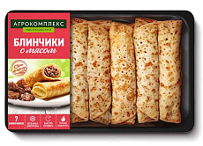 Блинчики с мясом замороженные