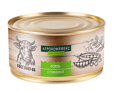 Горох с говядиной