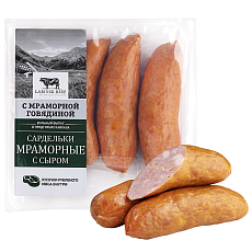 Сардельки Мраморные с сыром