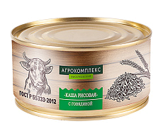 Каша рисовая с говядиной 
