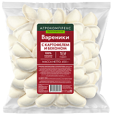 Вареники с картофелем и беконом