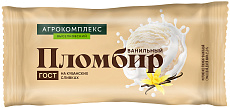 Мороженое пломбир ванильный полено