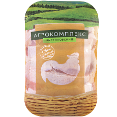 Бедро цыпленка-бройлера бескостное с кожей