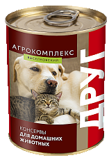 Консервы птичьи для домашних животных "Друг"